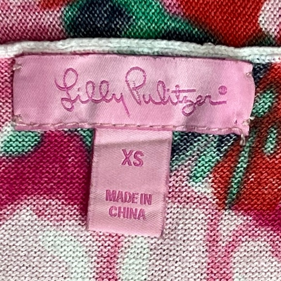 Lilly Pulitzer Babs Asymmetrical Waterfall Cardigan Sweater - Picture 3 of 13